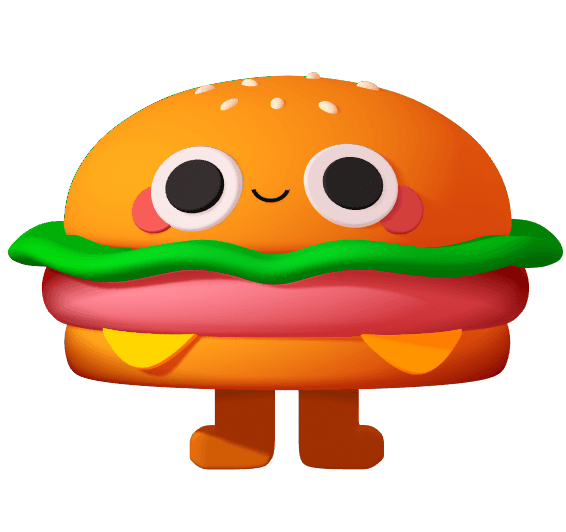image of the hamburger character